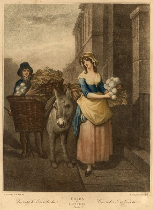 Francis Wheatley - Seven Mid 19th Century Aquatints, Cries of London