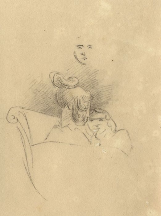Lord Francis Leveson-Gower - Early 19th Century Graphite Drawing, Alice