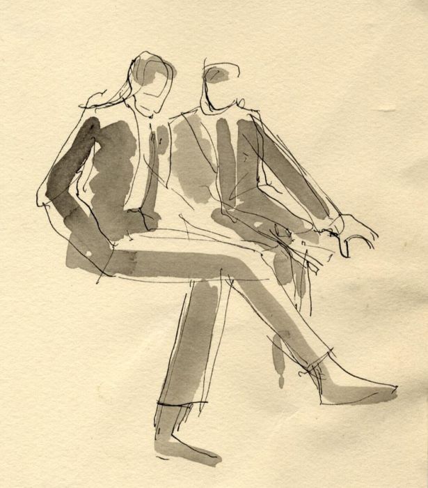 Frances Watt - Mid 20th Century Pen and Ink Drawing