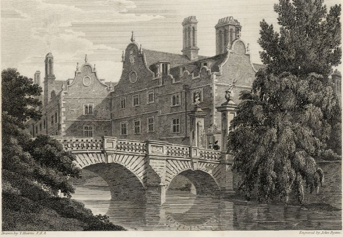 Byrne after Hearn - 1808 Etching, St John's College Cambridge