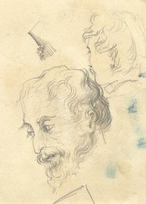 19th Century Graphite Drawing
