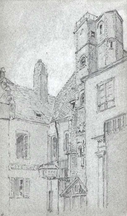 19th Century Graphite Drawing