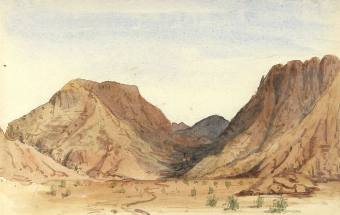 I Burn Blyth - 1857 Watercolour, Mount Horeb