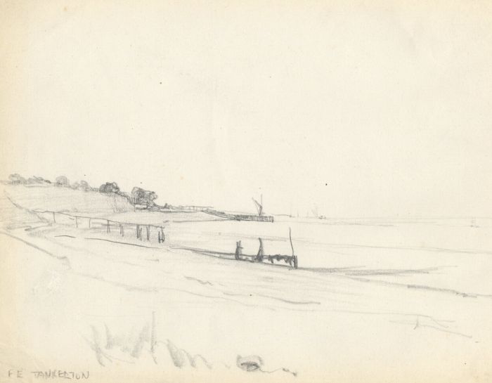 Frank Lewis Emanuel - Early 20th Century Graphite Drawing, Tankerton