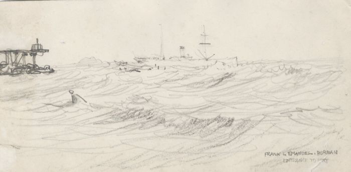 Frank Lewis Emanuel - Early 20th Century Graphite Drawing, Durban