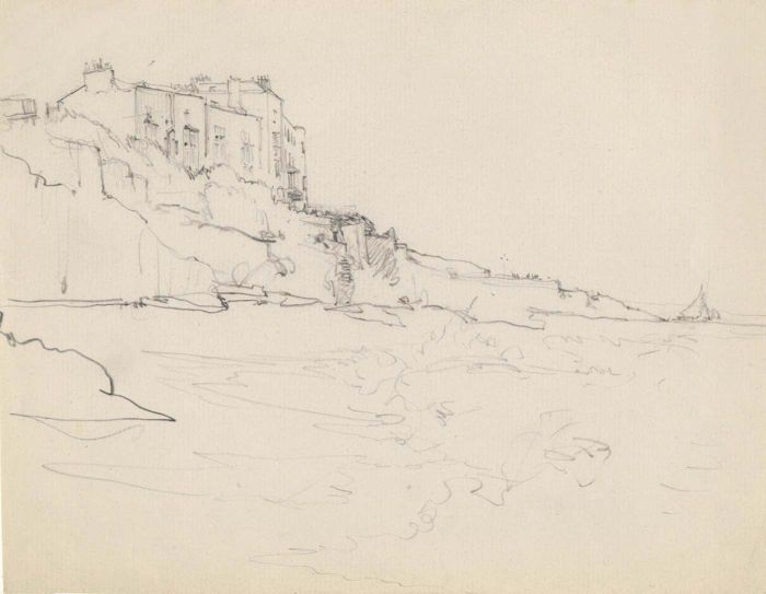 Frank Lewis Emanuel - Early 20th Century Graphite Drawing
