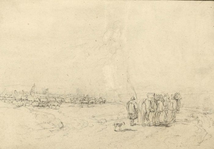 19th Century Graphite Drawing