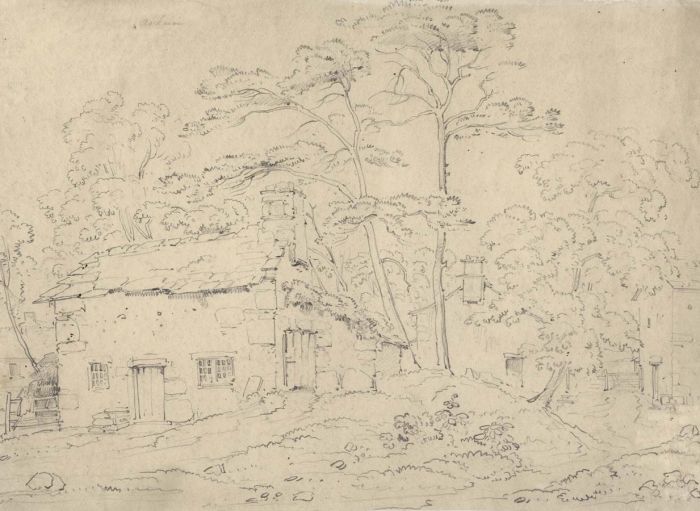 19th Century Graphite Drawing - Askern Doncaster