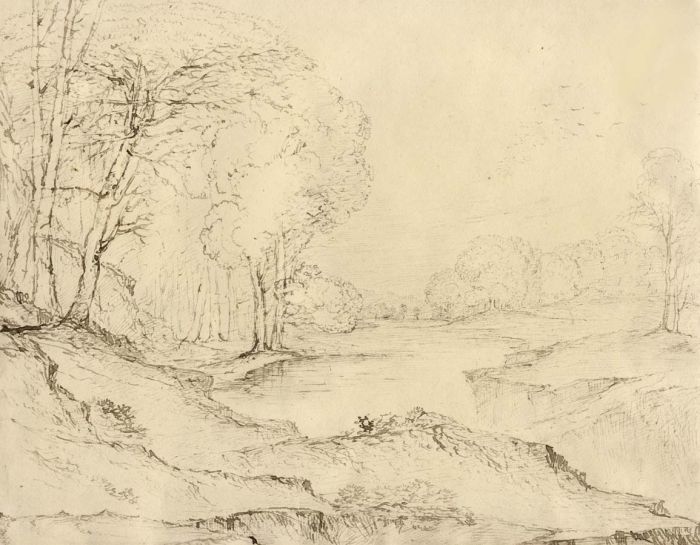 19th Century Pen and Ink Drawing