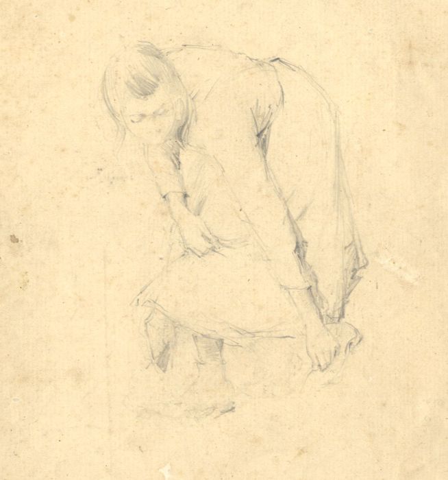 Joseph Harold Swanwick - Early 20th Century Graphite Drawing, Portrait