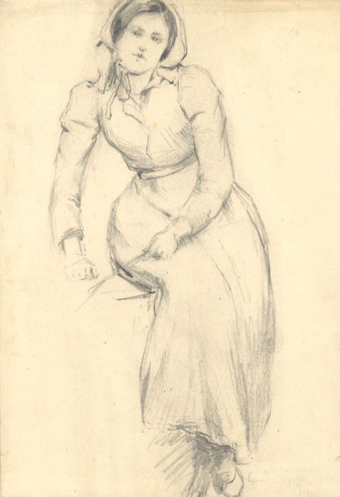 Joseph Harold Swanwick - Early 20th Century Graphite Drawing, Portrait