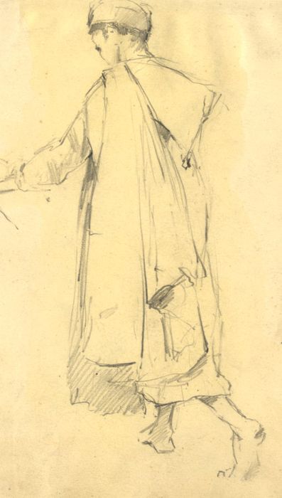 Joseph Harold Swanwick - Early 20th Century Graphite Drawing, Portrait