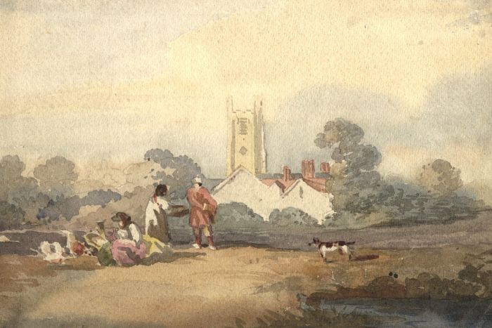 Joseph Harold Swanwick - Early 20th Century Watercolour, Church View