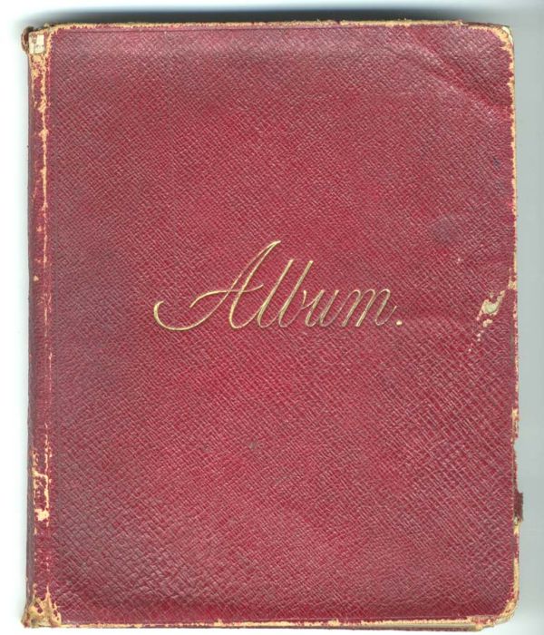 Fine 1893 Commonplace Album