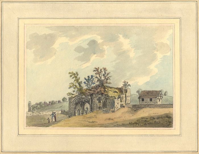 Samuel Hieronymus Grimm - Superb 18th Century Watercolour, Kenilworth Priory