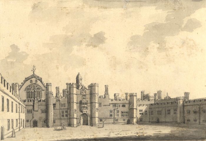 Samuel Hieronymus Grimm - Superb 18th Century Watercolour, Hampton Court, Middx
