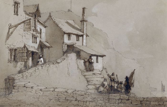 John Hippisley - 1820 Mixed Media, At Ilfracombe