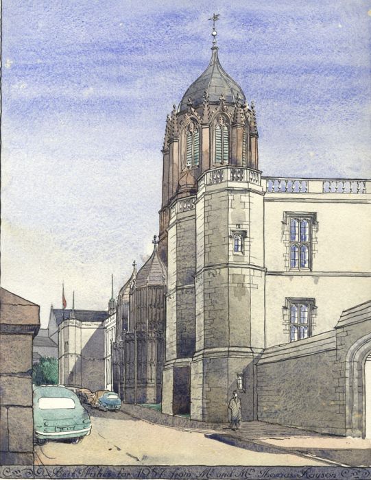 Thomas Rayson - 1957 Watercolour, Oxford