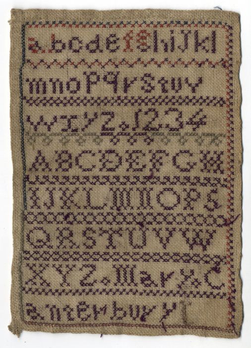 Early 19th Century Embroidery - Alphabet Sampler