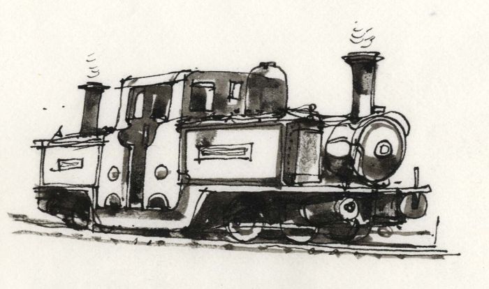Paul Sharp - 1964 Pen and Ink Drawing