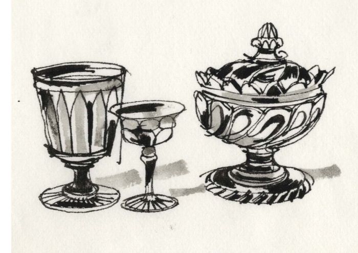 Paul Sharp - 1964 Pen and Ink Drawing