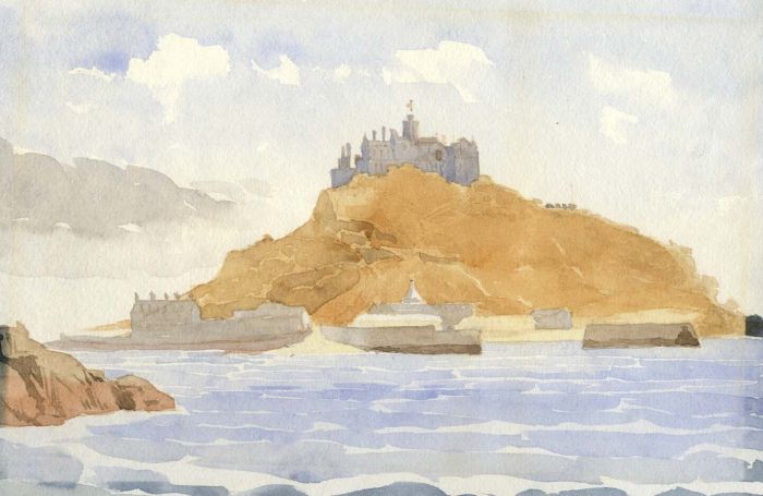Early 20th Century Watercolour - St Michael's Mount