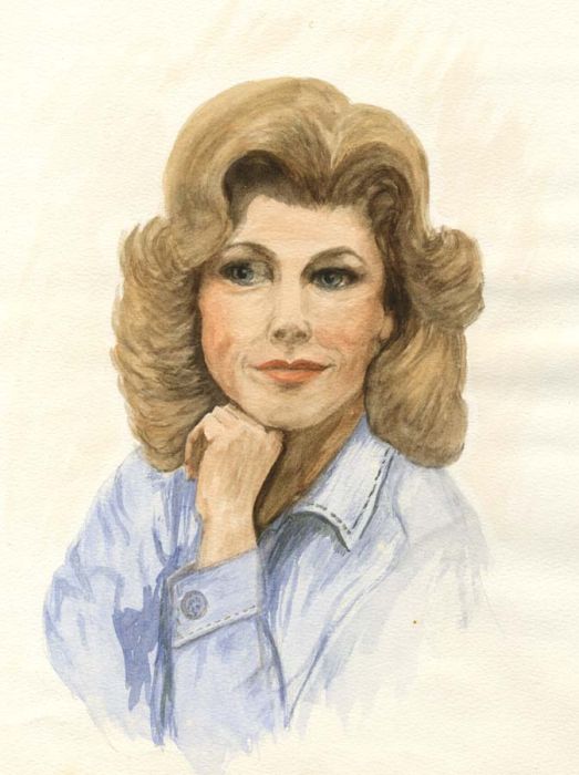 Contemporary Watercolour - Portrait of a Lady