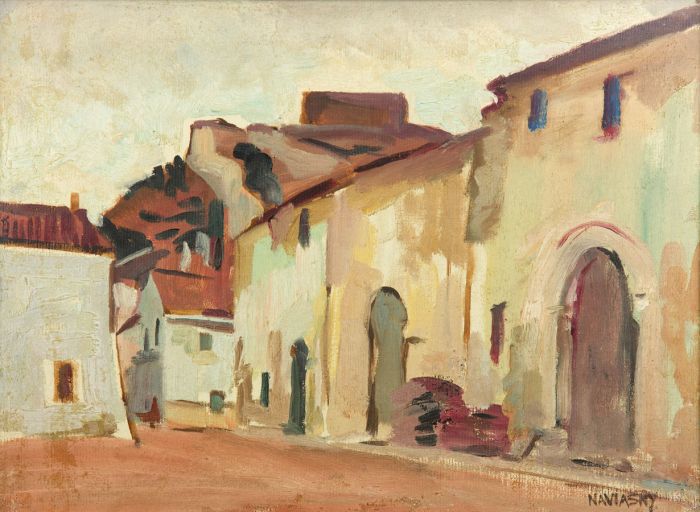 Philip Naviasky - Mid 20th Century Oil, Scene in Spain