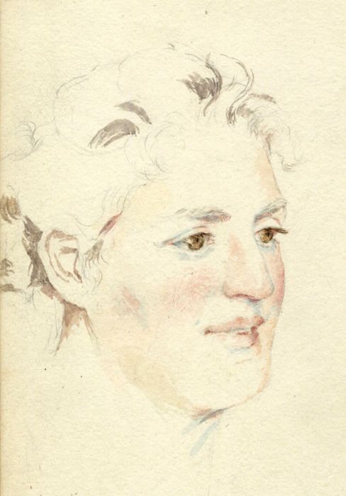 Mid 20th Century Watercolour - Portrait