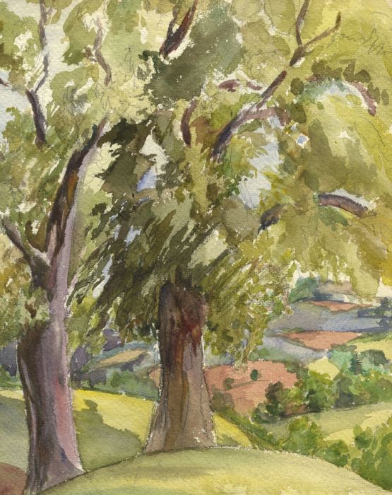 Violet Hilda Drummond - Early 20th Century Watercolour, Landscape, Sussex