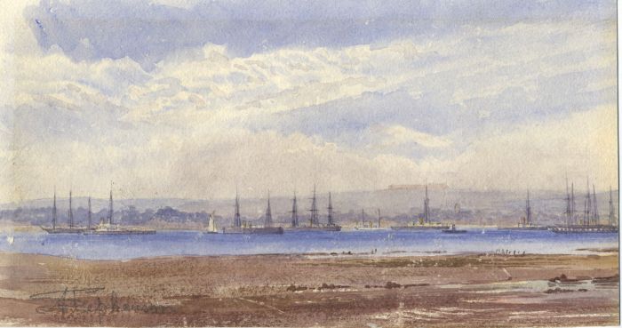Theodore Stephenson - 19th Century Watercolour, Seascape
