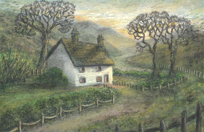 Elizabeth Painter - Contemporary Pastel, Cottage and Windy Road
