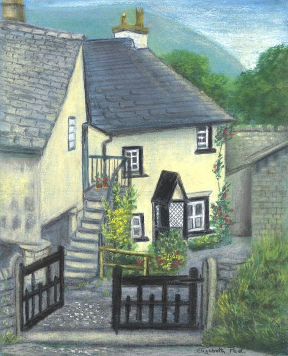 Elizabeth Painter - Contemporary Pastel, Somerset Cottages