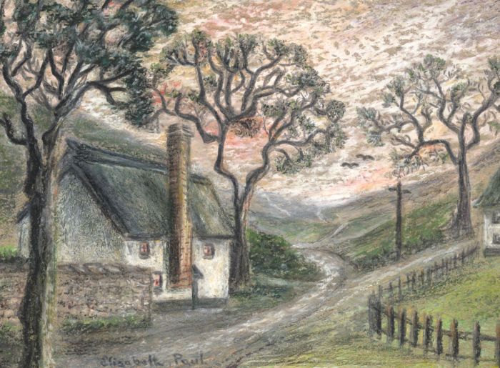 Elizabeth Painter - Contemporary Pastel, Somerset Cottages