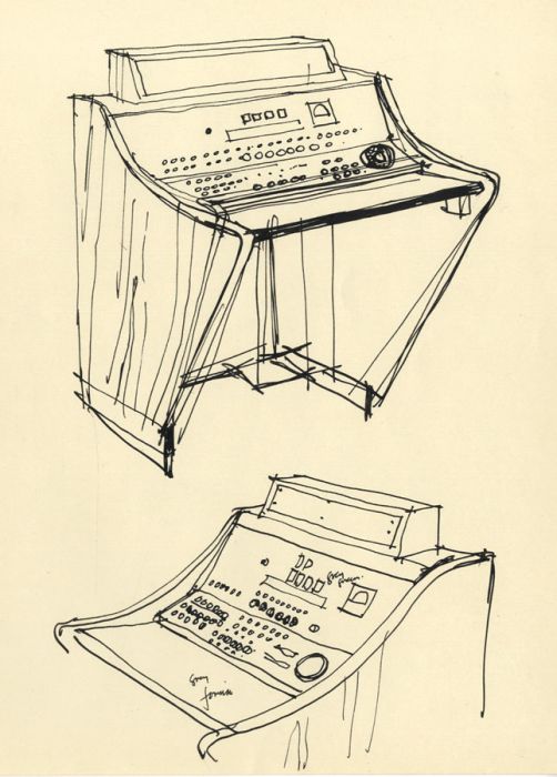 Paul Sharp - Mid 20th Century Pen and Ink Drawing, Machines