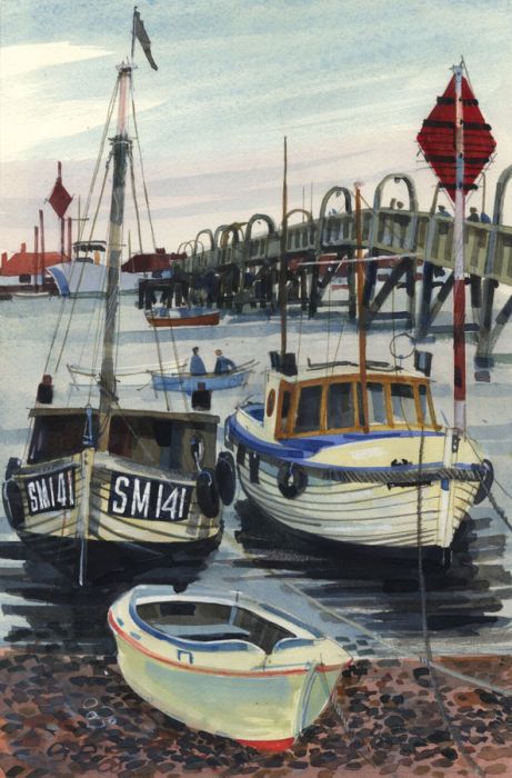 Paul Sharp - 1964 Watercolour, The Harbour Bridge