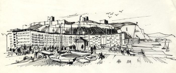 Paul Sharp - 1964 Pen and Ink Drawing