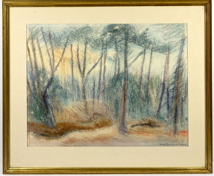 Harry Barr (1896-1987) - 1969 Watercolour, Approach of Autumn