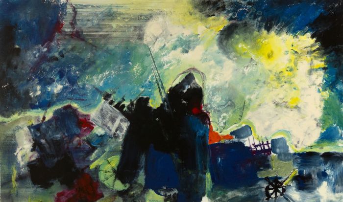 Jane Mackay - Contemporary Monotype, Orchestral Sound at Fig.108 - War Requiem