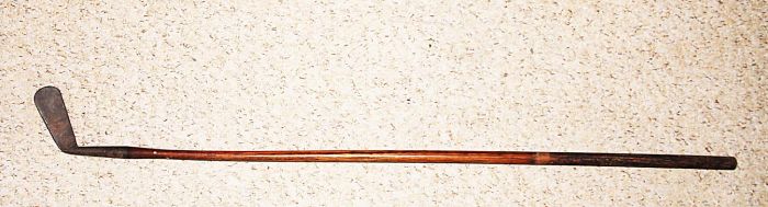 Three Early 20th Century James Gourlay Hickory Shaft Clubs inc. Pitching Iron