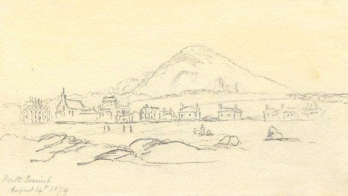 C.M. Forster - 1879 Graphite Drawing, North Berwick