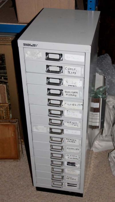 15 Drawer Bisley Filing Cabinet