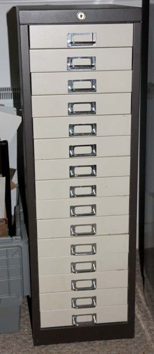 15 Drawer Filing Cabinet