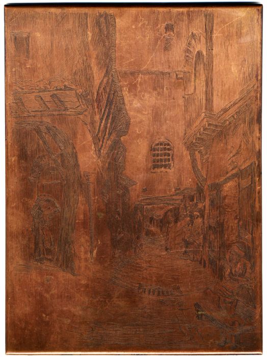 William Merrett Hodges (1891-1961) - Original Etched Copper Plate