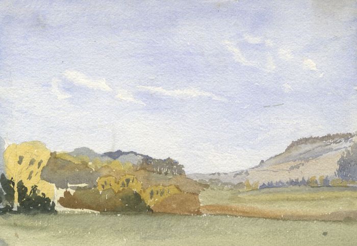 Sir John Warre Slade - Late 19th Century Watercolour, Landscape