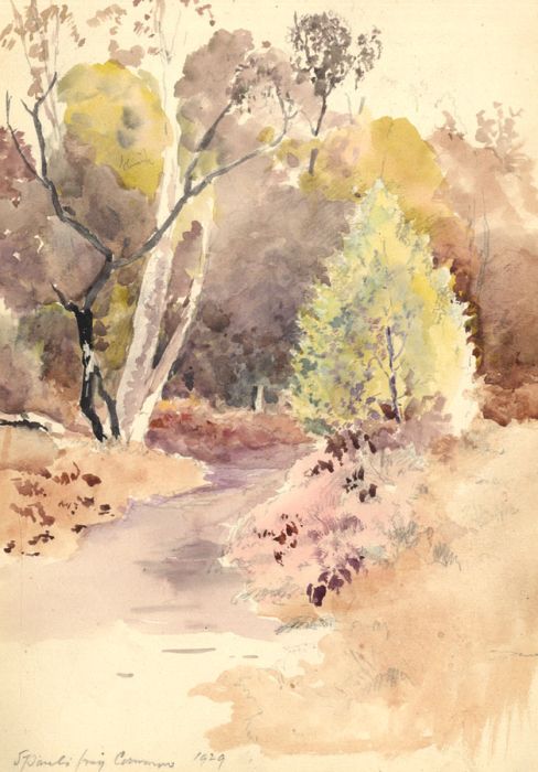1929 Watercolour - Park View