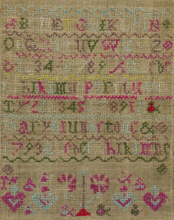 An Embroidery Sampler Dated 1793