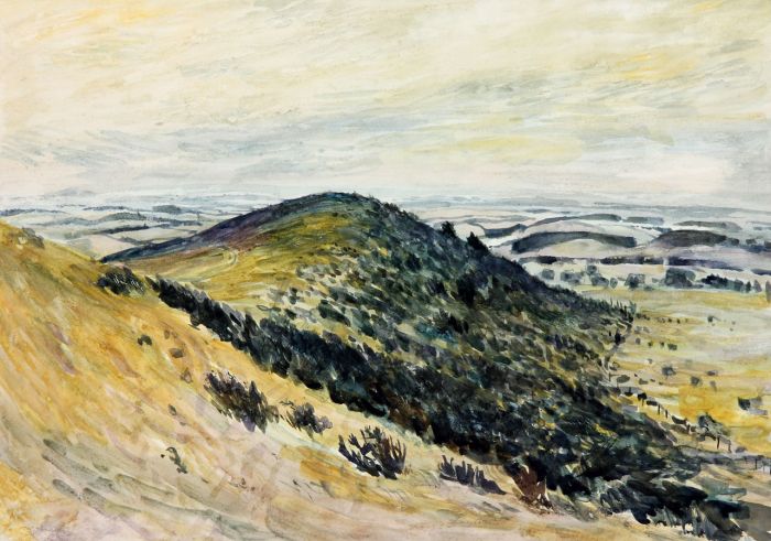 Paul Sharp - Mid 20th Century Watercolour, Highclere, Newbury, Berkshire