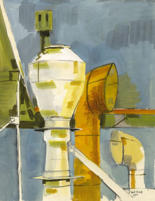 Paul Sharp - 1963 Gouache, Ventilators