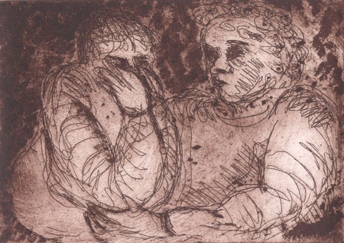 Joan Lewis -mk518  Contemporary Monotype, A Conversation